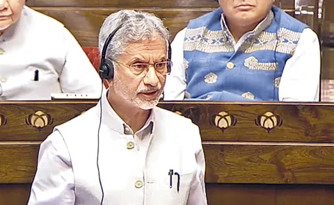 Jaishankar briefs Rajya Sabha on West Asia conflict in New Delhi