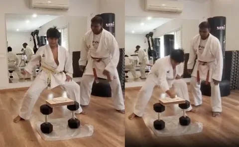 Allu Ayaan Martial Arts Video Latest1