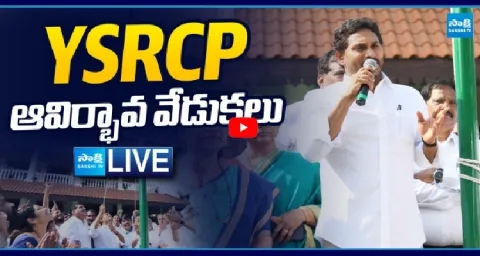 Watch Live YSRCP Formation Day Celebrations At Tadepalli 1