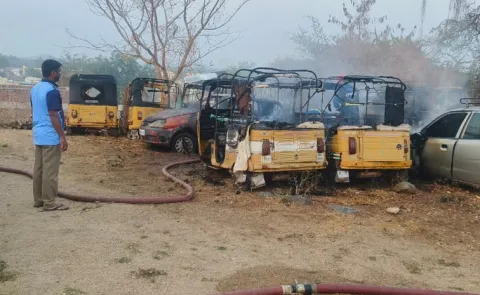 Fire Erupts at Armoor Police Station