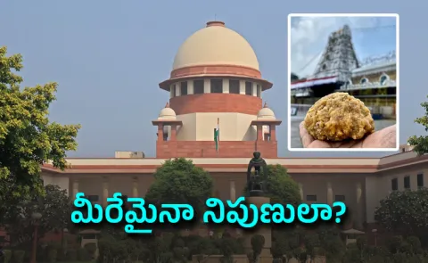 Supreme Court Key Comments on TTD Laddu Issue