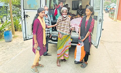 Healthcare crisis in alluri sitarama raju district 12 patients in one ambulance