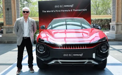 Mahindra gifts Formula E themed SUV to actor Ajith Kumar5