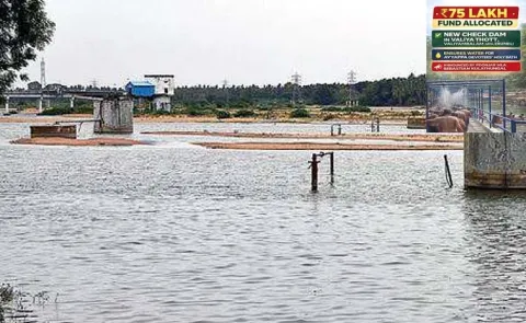 sabarimala: Construction of New Check Dam in Erumeli