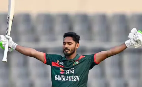 Tanzid Hasan Century Bangladesh Set Big Target For Pak 3rd ODI9