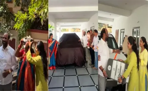 Daughters surprise parents with brand-new car Goes Viral