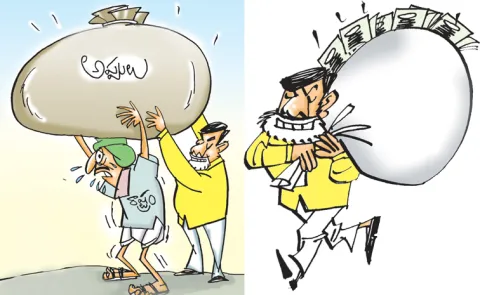 Chandrababu government caught red-handed with blatant lies