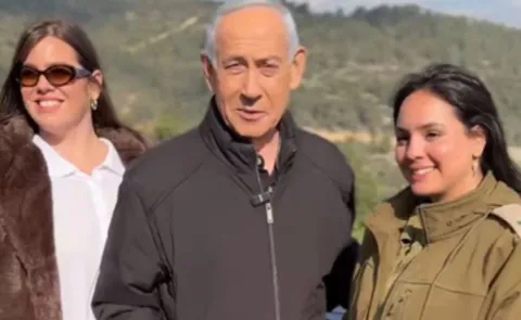 Netanyahu releases new video interacting with civilians after coffee shop draws AI flak