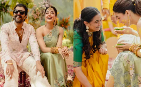 Rashmika Shares Haldi Function Photos In instagranm goes viral