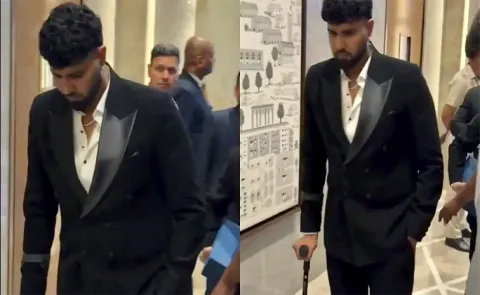 KKR injury worries grow as Harshit Rana spotted on crutches,