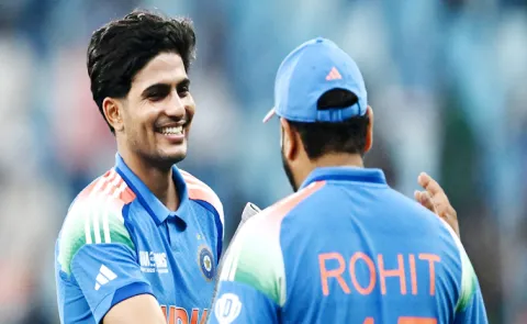 Rohit Sharma Fans As Gill Shown As CT Winning Captain BCCI Awards5