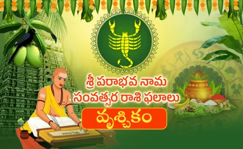 Vrischika Rasi - Sri Parabhava Nama Samvatsara Rashi Phalalu 2026-27