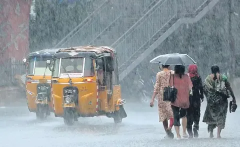 Heavy Rains and Hailstorms Hit Multiple Districts in Telangana