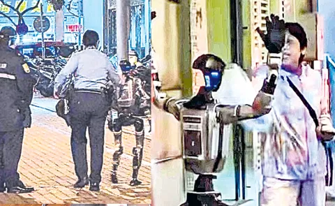 Police arrest humanoid robot12