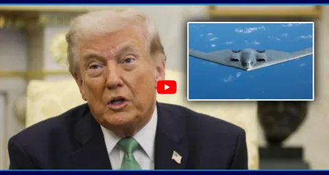 America B2 Bombers Strike On Iran  1