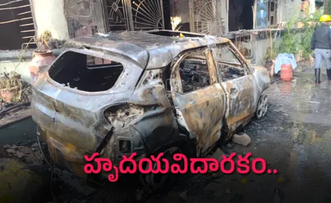 6 Burnt Alive Short Circuit During Electric Car Charging