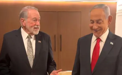 Netanyahu posts video with US envoy amid viral death rumours