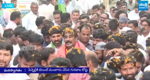 Pinnelli Ramakrishna Reddy Returns to Palnadu After 99 Days 1