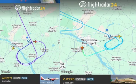 Due To Fog Flight Arrival Delay In Gannavaram Airport