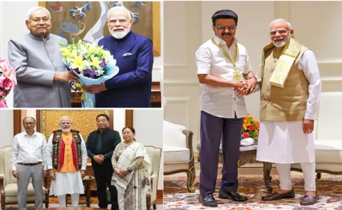 PM Narendra Modi warm birthday wishes to three serving Chief Ministers