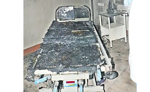Fire breaks out at Nellore GGH