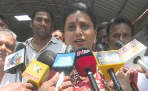 Former Minister RK Roja Slams Chandrababu Naidu