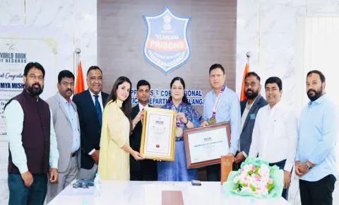 Soumya Mishra receives World Book of Records