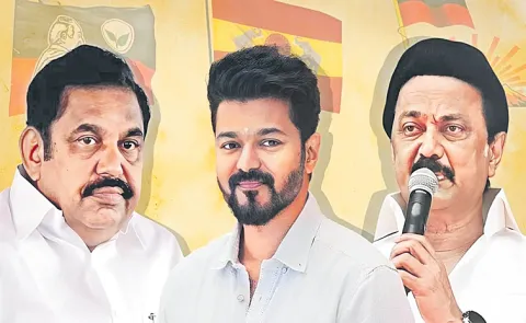 Three Way Battle in Tamil Nadu Assembly Elections 2026