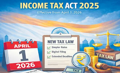 CBDT is implementing a new Income Tax Act, 2025, effective April 1, 20263