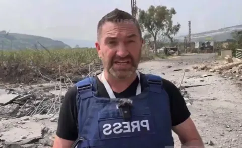 Russian journalist Steve Sweeney lashed out at Israel