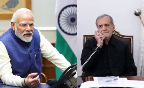 PM Modi speaks to Iranian President