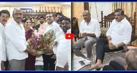 YSRCP Leaders Visit Botsa Satyanarayana At Visakha 1