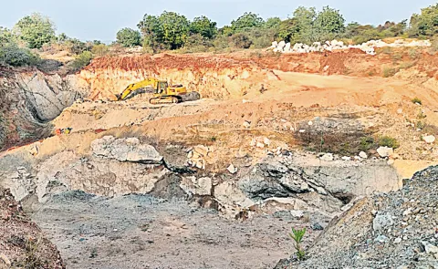 Mining in Saidapuram Mandal Nellore District