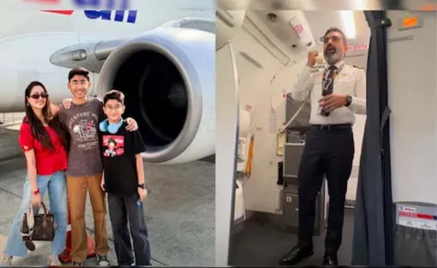 Pilot Shares Emotional In-Flight Moment Family Join Him On Board