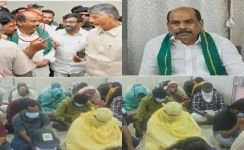  Nellore TDP Leader Radhakrishnam Naidu Caught in Police Raid