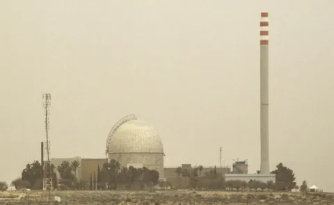 Iranian missile hits town housing nuclear facility, says Israeli Army