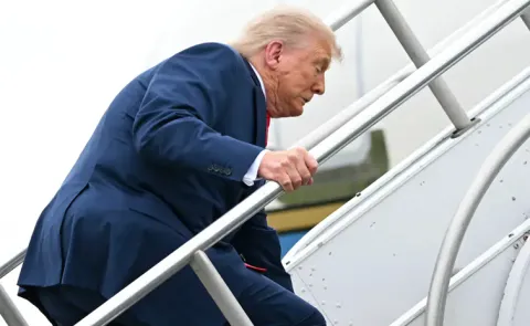 Donald Trump Health Concerns Rise After Air Force One Stumble
