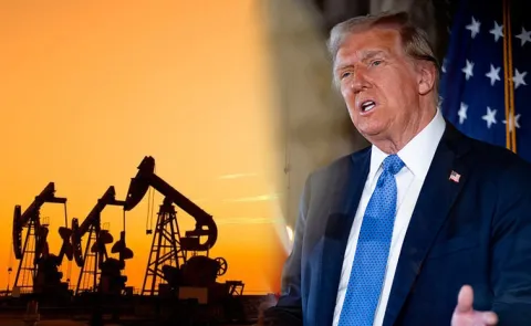 Oil Futures Tumble 13 Percent After Trump Iran Comments