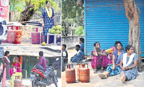 Gas Supply Crisis Visakhapatnam Rural Areas