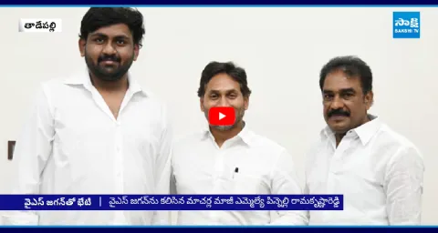 Pinnelli Ramakrishna Reddy Meets YS Jagan After Release From Jail 1