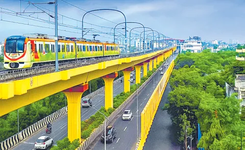 Double-decker elevated corridor in LB Nagar