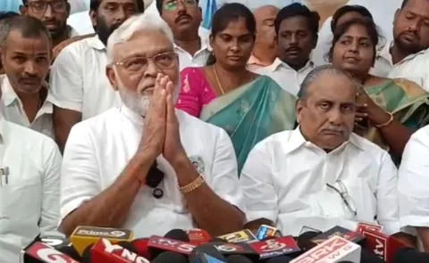 Ex Minister Ambati Rambabu Meets Mudragada Padmanabham