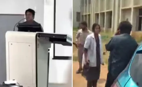 Bengaluru professor proposes to student distributes chocolates what next