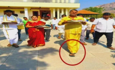 Minister Ram Prasad Reddy Disrespect at the Rayachoti Rama Temple