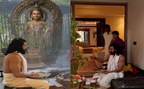 Ram Charan performed a special homam at his residence on his birthday