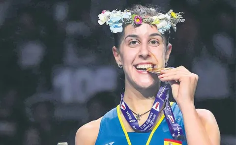 Carolina Marin bids farewell to badminton