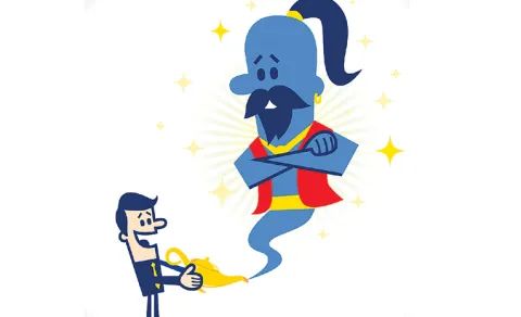 hyderabad man becomes chatbot after genie wish funny story