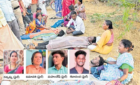 four die in tungabhadra river after wedding in kurnool