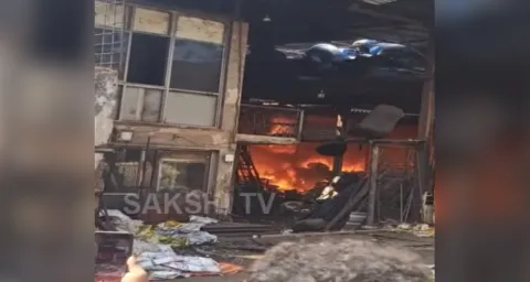  Major Fire Breaks Out in Visakhapatnam