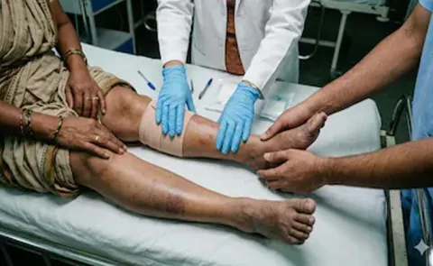 57 Year Old Maharashtra Woman Nearly Loses Leg To Acute Limb Ischemia